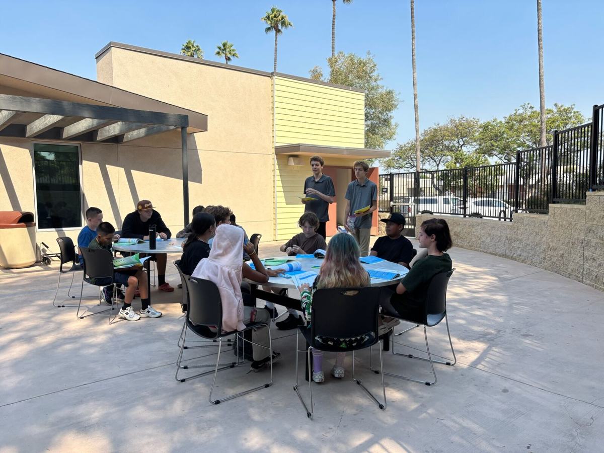 Outdoor camp session